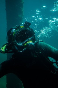Working underwater